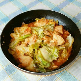 鶏むね肉+キャベツdeチーズタッカルビ